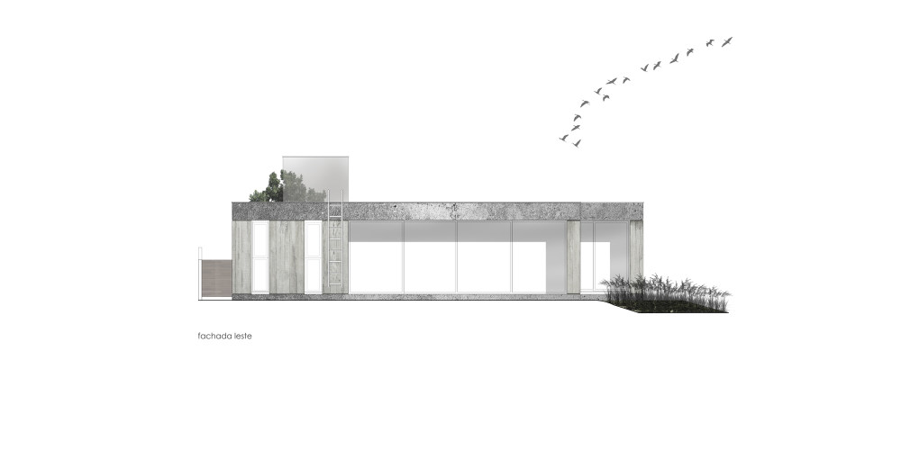 巴西简约住宅设计,展现混凝土与光影之美-40