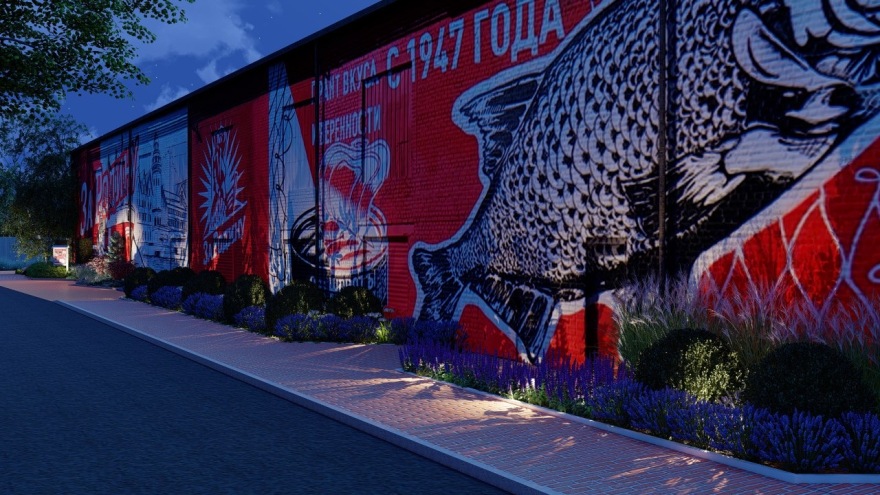 “За Родину”鱼店周边区域设计丨俄罗斯加里宁格勒-14