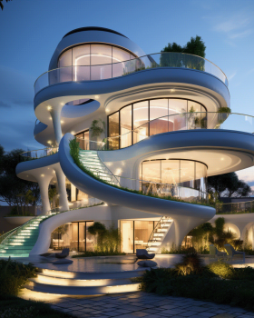 Beautiful modern building