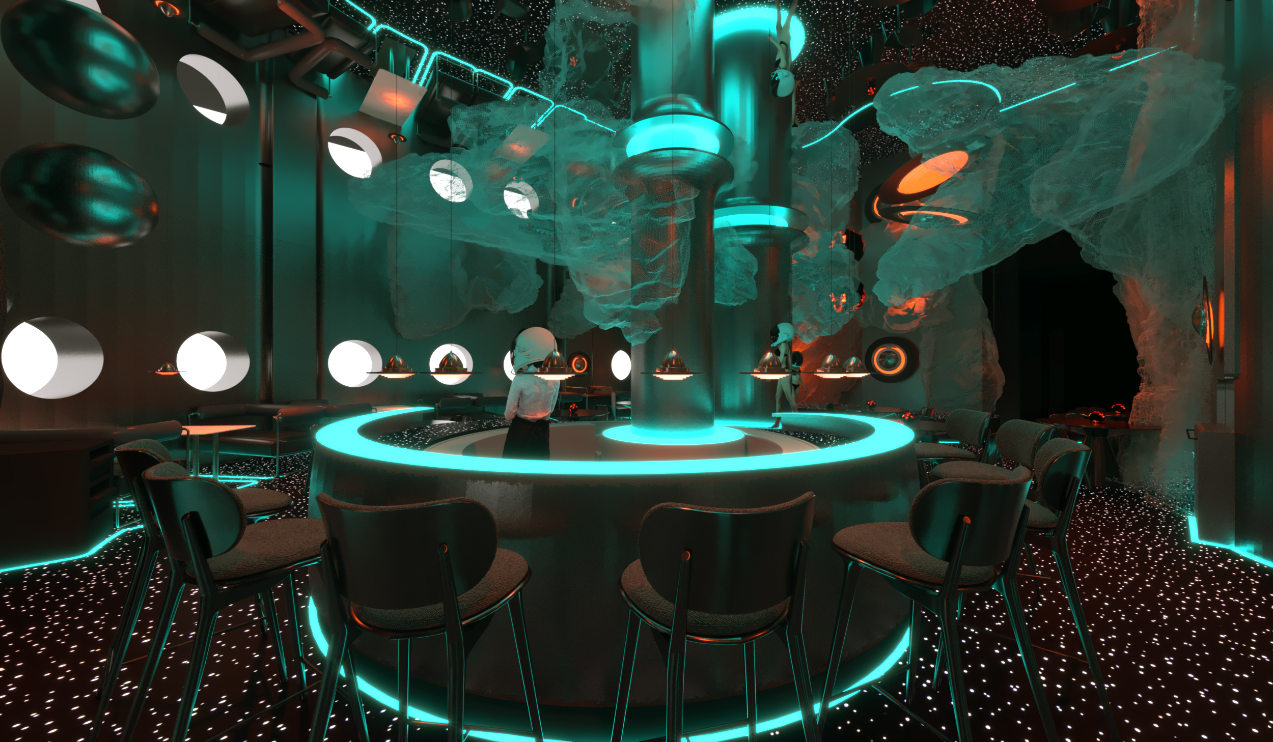 宇宙主题火锅酒吧，体验跨星际美食之旅-23