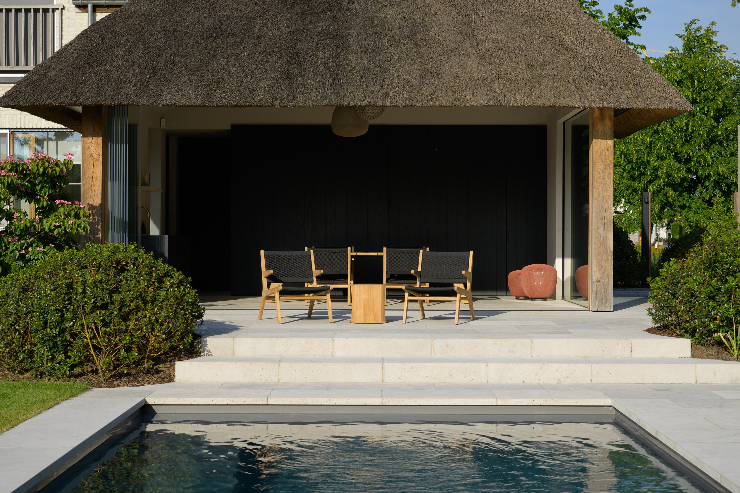 既有住宅带温室,泳池和淋浴墙的扩建项目丨Ai&M bvba-33