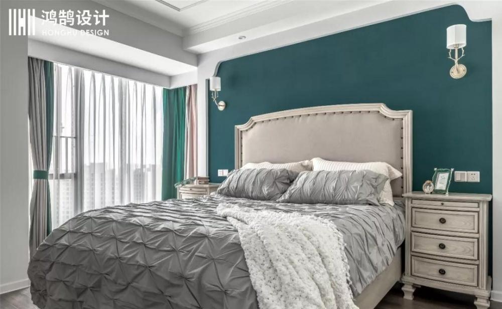 芜湖鸿鹄设计 · 美式婚房 · 国贸天琴湾 · 100 平-26