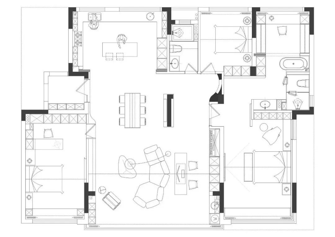 春翠里190㎡意式轻奢大平层设计丨中国湖州-36
