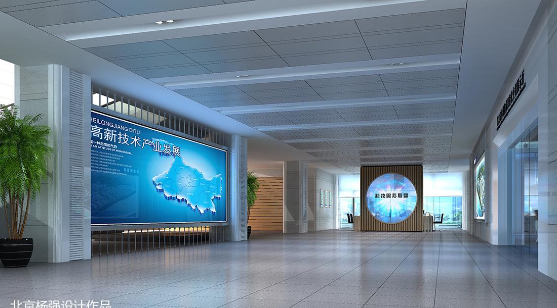 
黑龙江科技成果交易展厅—杨强设计 -1