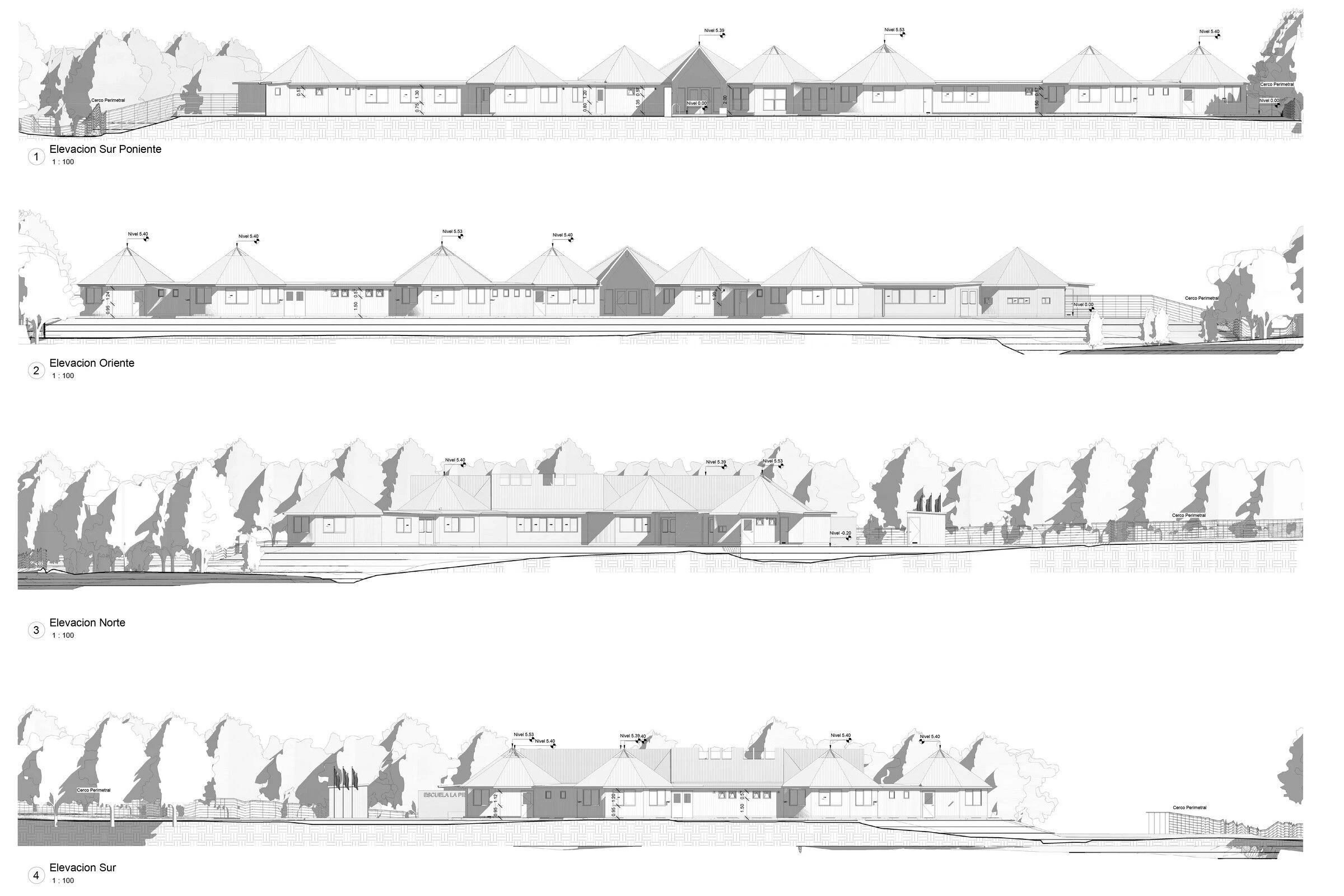 La Piedra 学校丨智利圣地亚哥丨Correa 3 Arquitectos-43