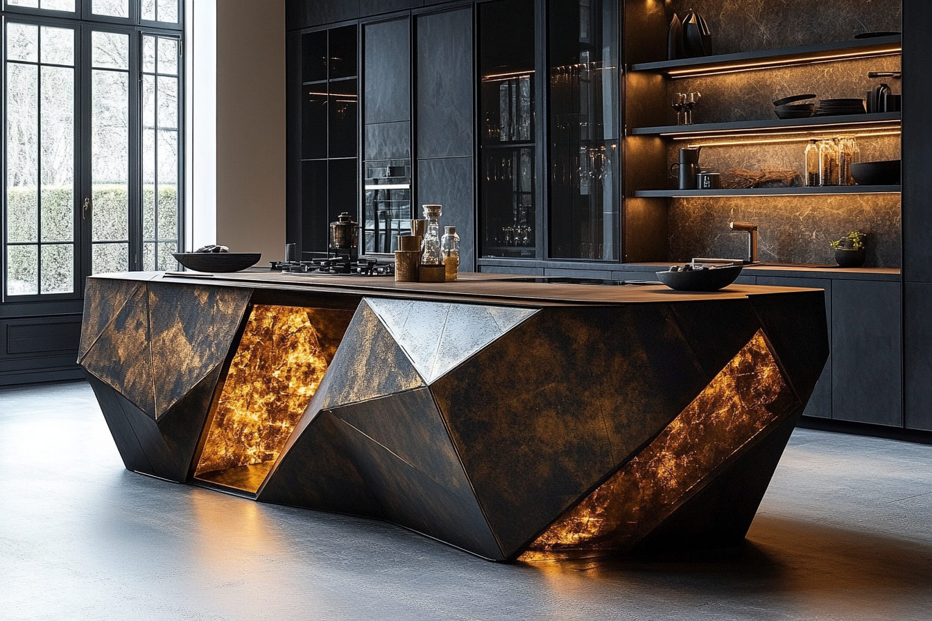 Extraordinary Bespoke Kitchen Islands by AICI-9