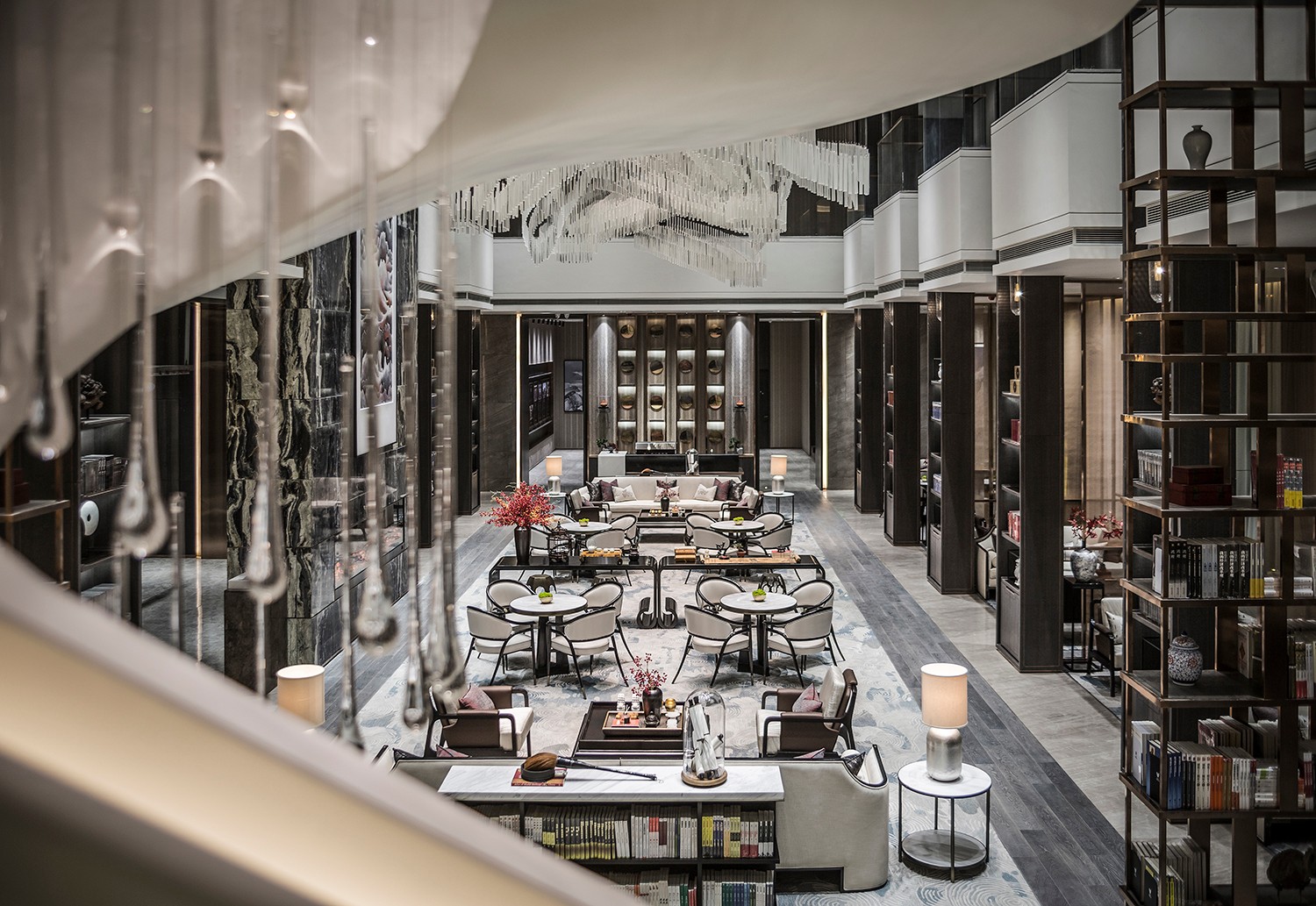 用高级灰演绎时尚东方书院——包头绿地国际花都售楼处  集艾设计-22