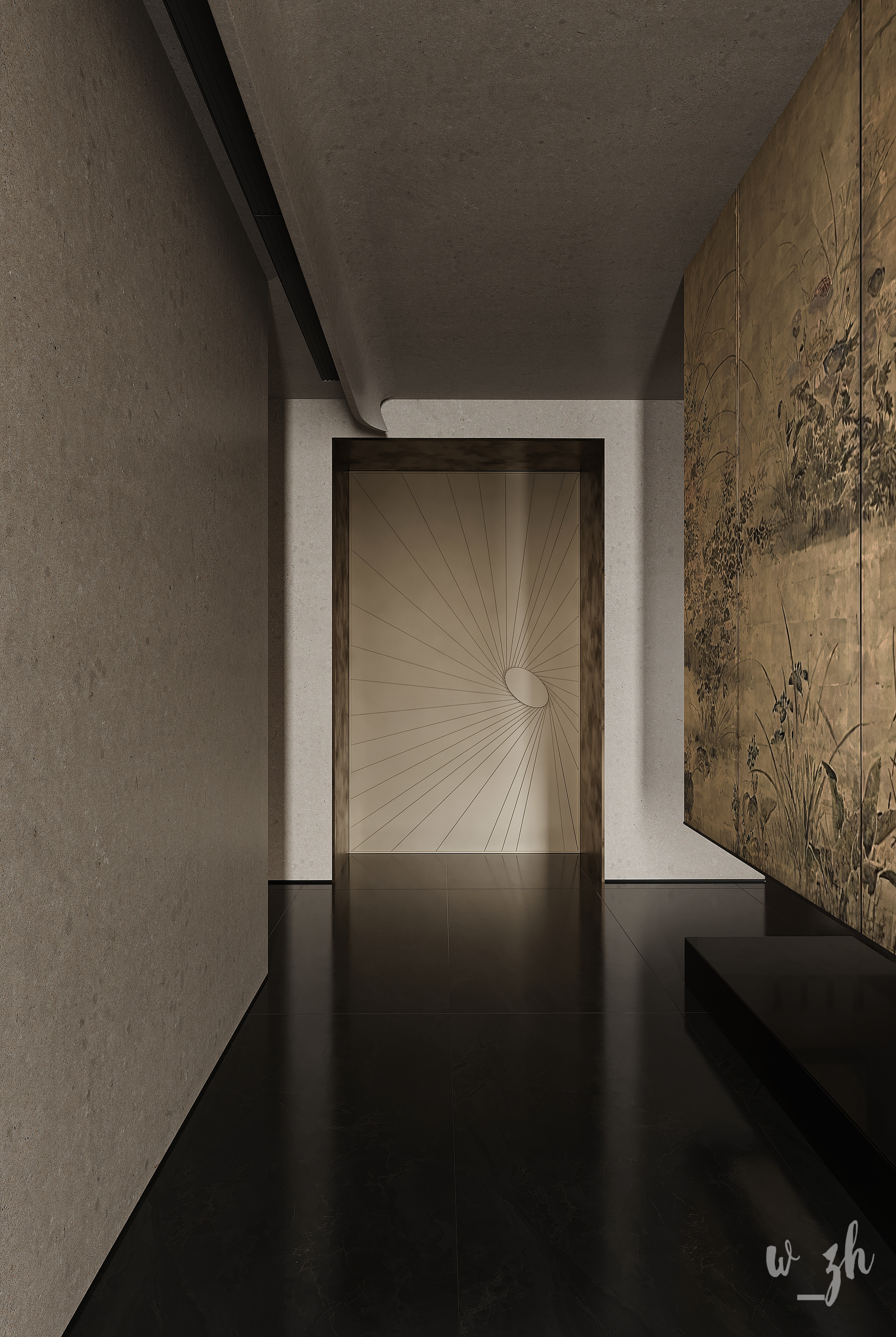 拾一设计-茶馆实景临摹-4