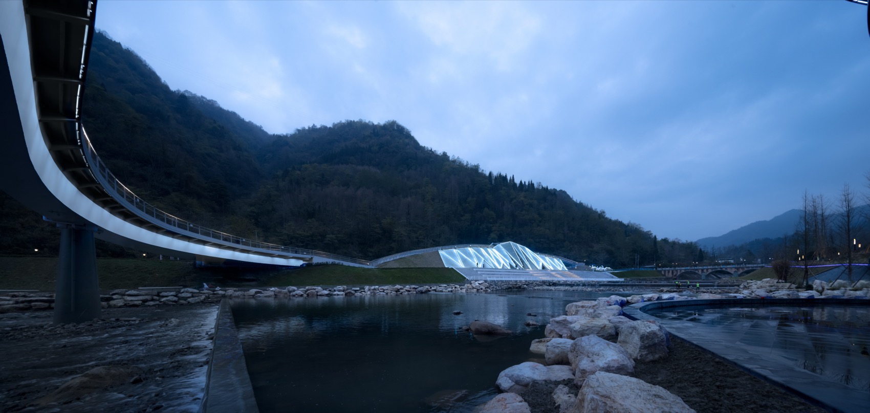 彭州市白鹿镇露天音乐厅丨中国四川丨成都市建筑设计研究院有限公司,奥地利R&P建筑有限公司-7