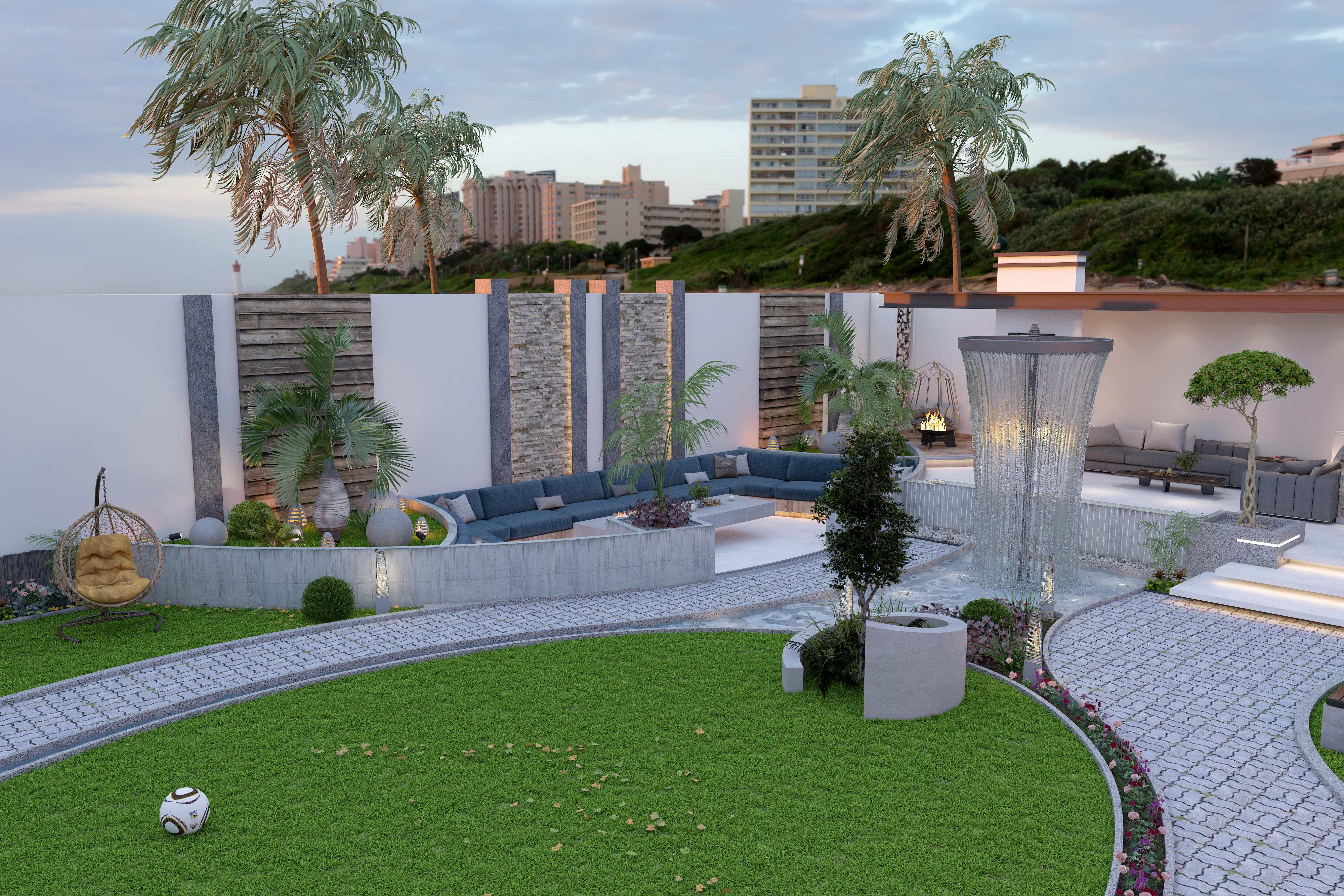 别墅后院花园丨laarte.ae-13