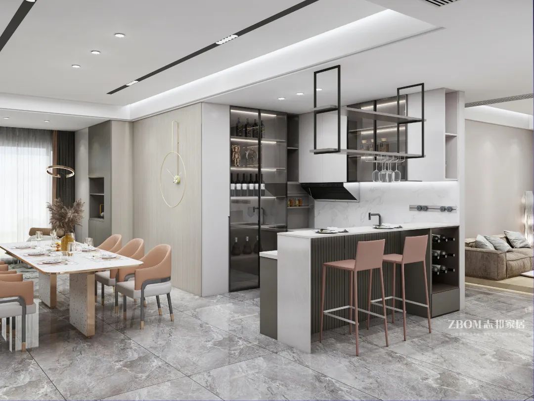 现代风大平层-47