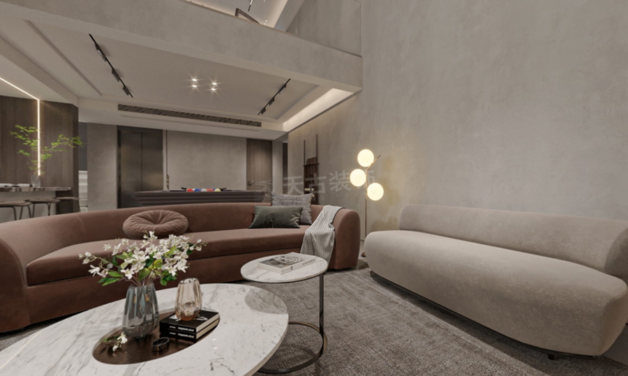 香港置地壹江郡现代轻奢别墅设计丨中国香港丨天古装饰-5