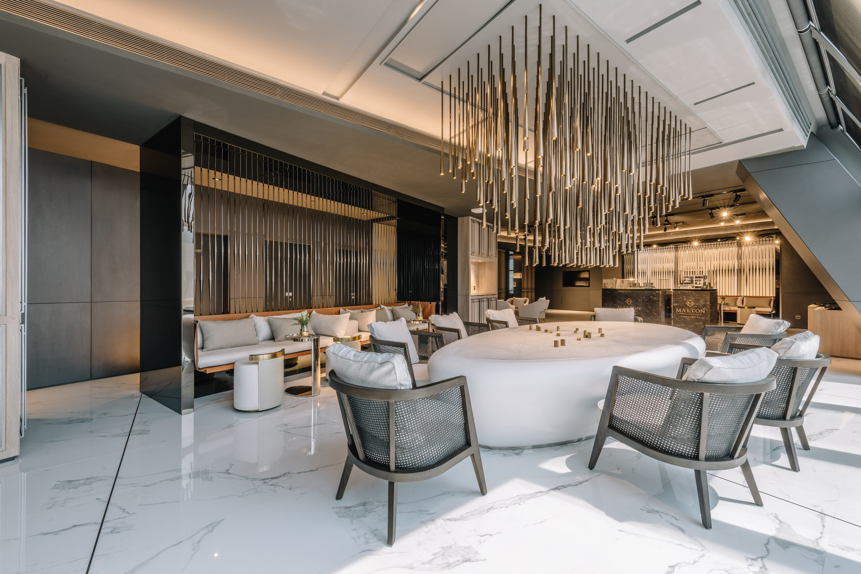 重塑品牌印象，奢华住宅项目展示空间设计-12