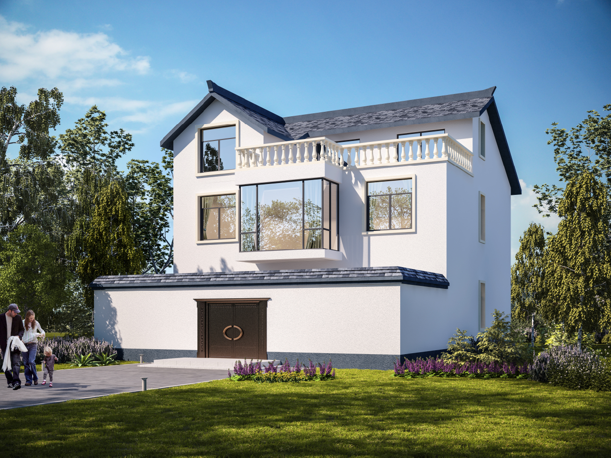 自建房外立面效果图-7