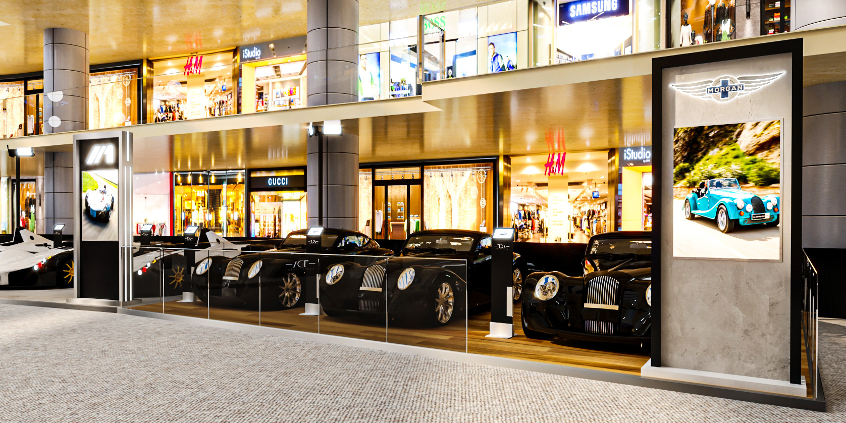 LUXURY CAR EXHIBITION EVENT ATRIUM-1