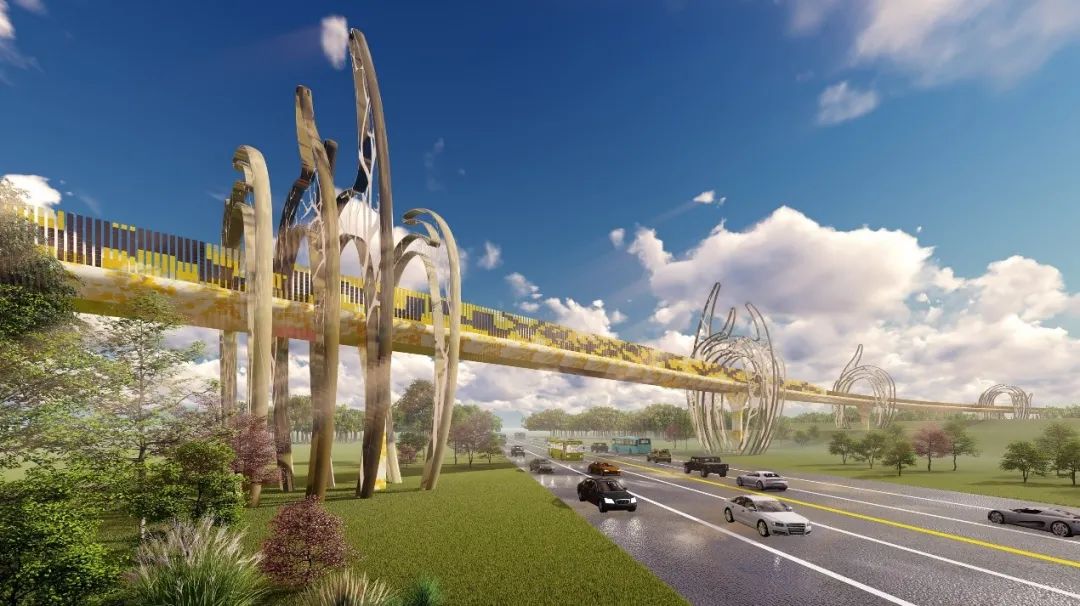 锦城绿道东段(成彭高速成洛大道段)景观桥设计丨中国成都丨CDAD-11