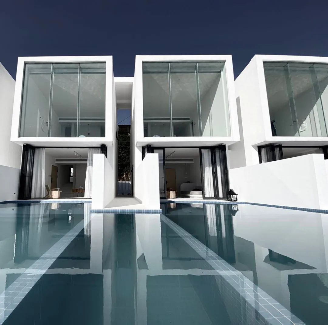 偏远海岛上的简约白色民宿-104