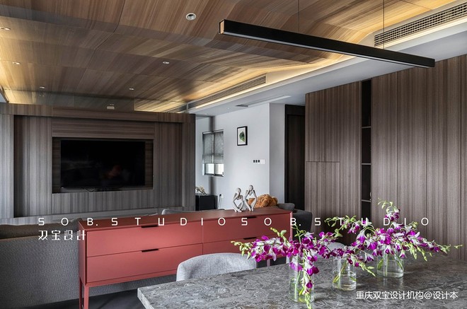 100万元复式240平米装修案例-14