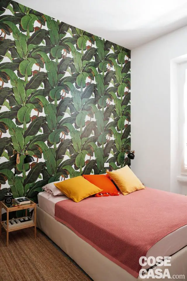 米兰独特公寓 | exotic wallpaper 和 pink 厨房的个性设计-6