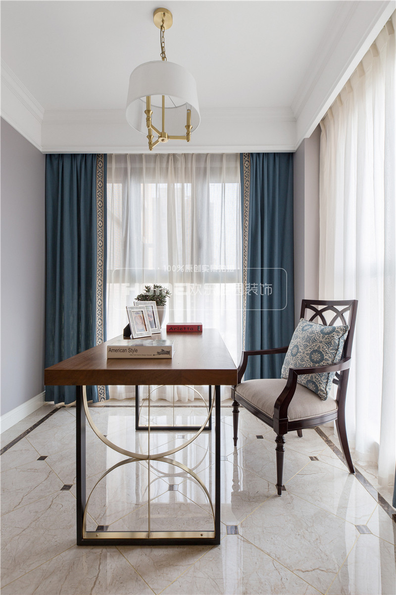 成都中海金沙府美式风格家居设计,打造浪漫自由生活空间-58