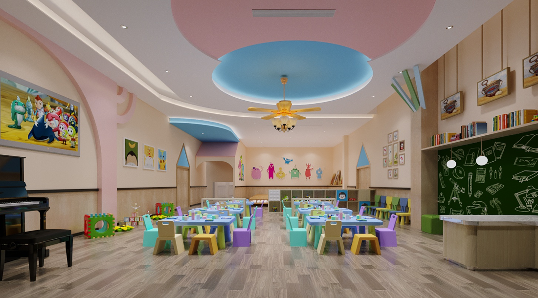 希桥幼儿园 | 打造寓教于乐的室内外空间-10