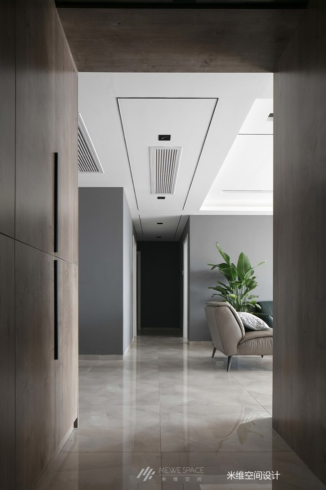 130㎡简约轻奢公寓  米维空间设计-6