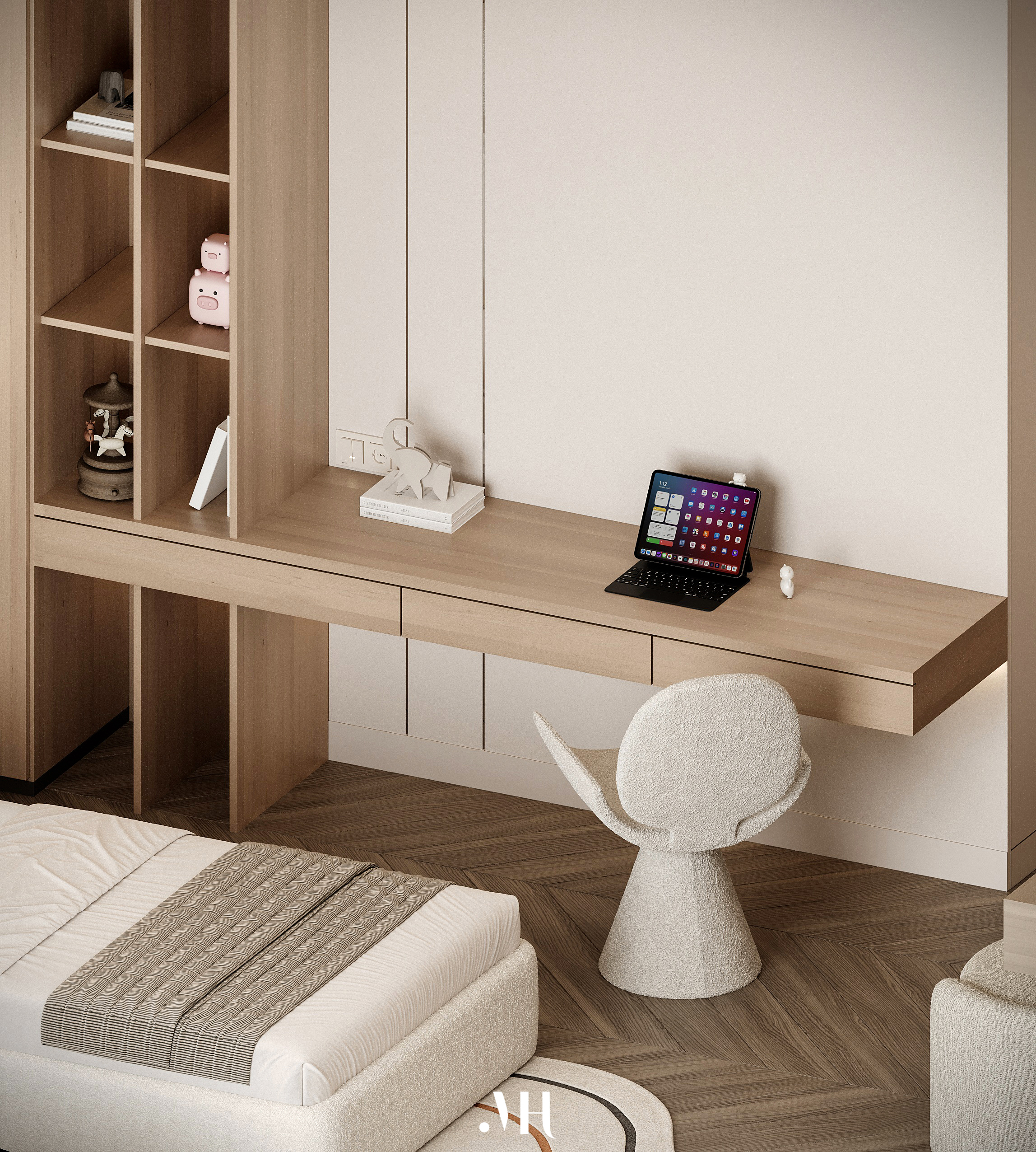 儿童卧室丨Menna Hussien Designs-6