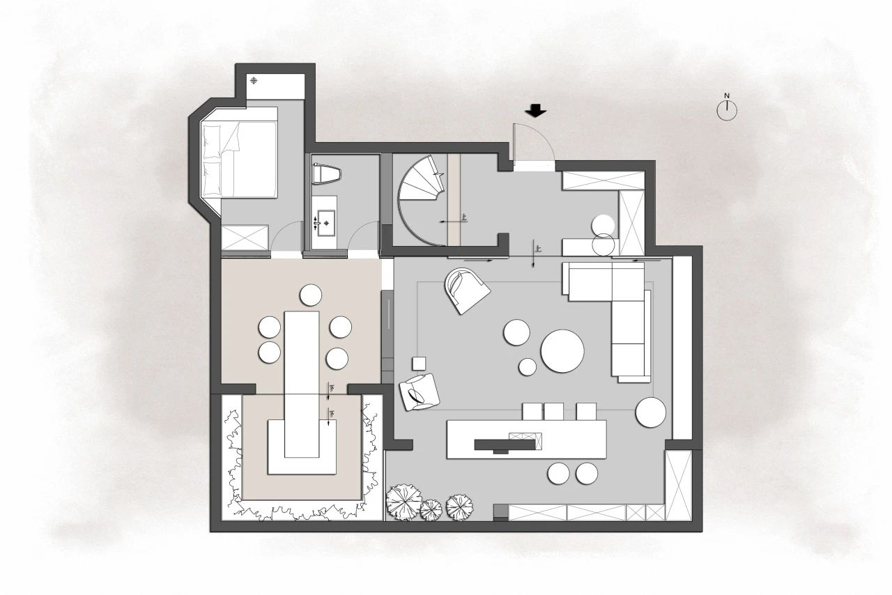 天津360㎡光影雅宅丨中国天津丨清美空间设计-51