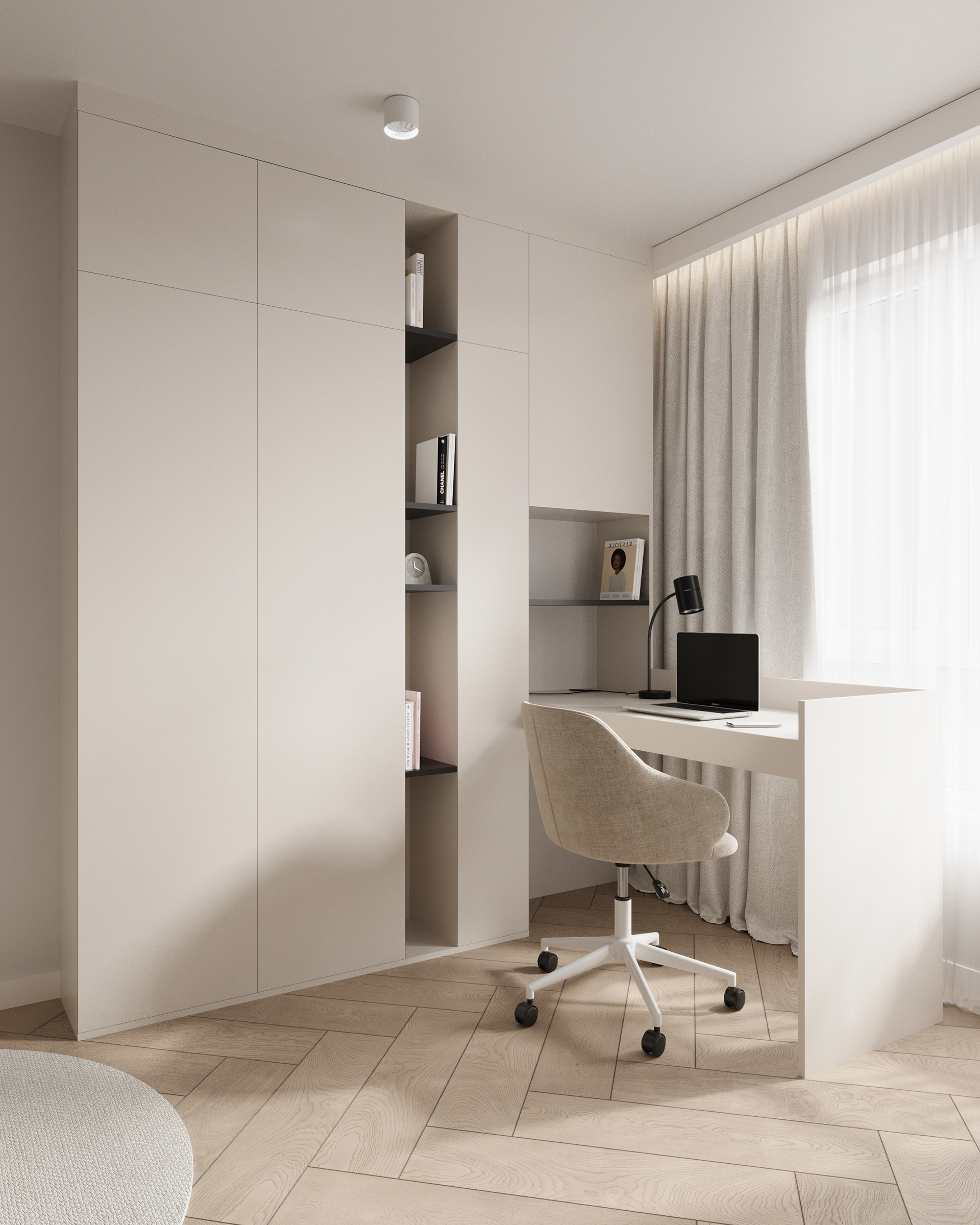 3D Visualization – Private House, 78 m² (Second Floor)-6