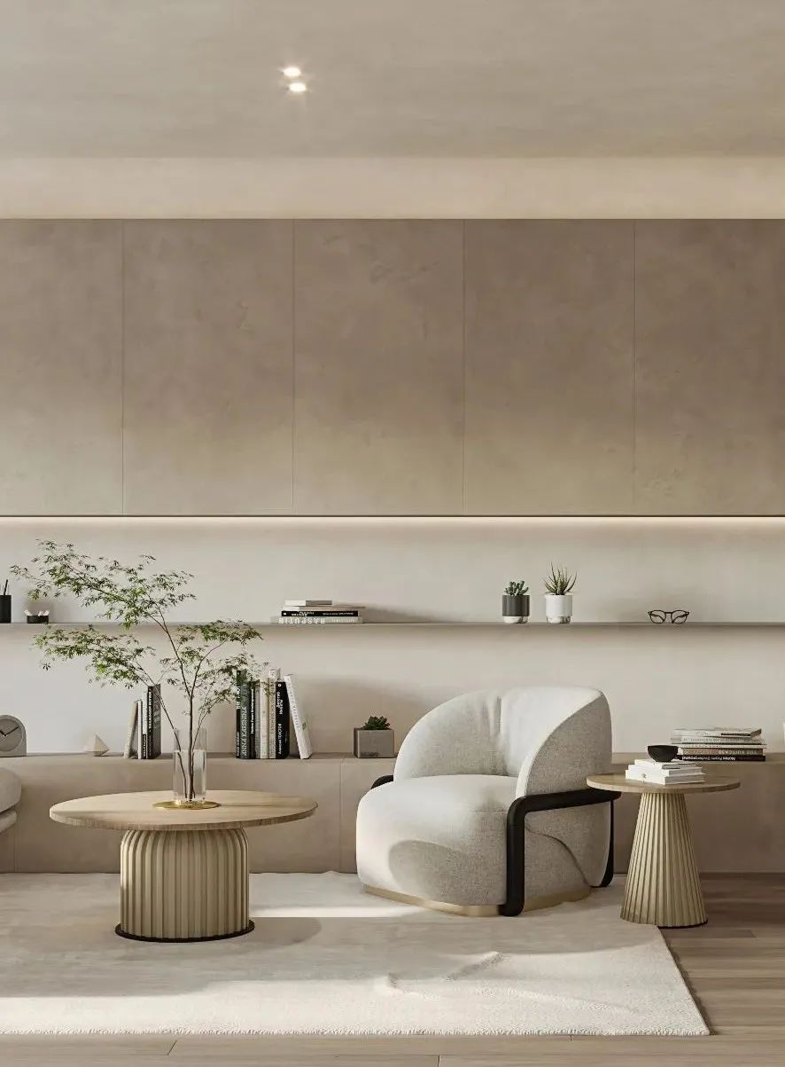 上海黄浦区别墅空间，现代简约侘寂美学之作-33