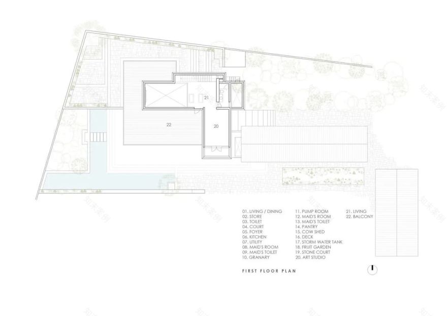 窄砖房丨印度特里凡得琅丨Srijit Srinivas ARCHITECTS-21