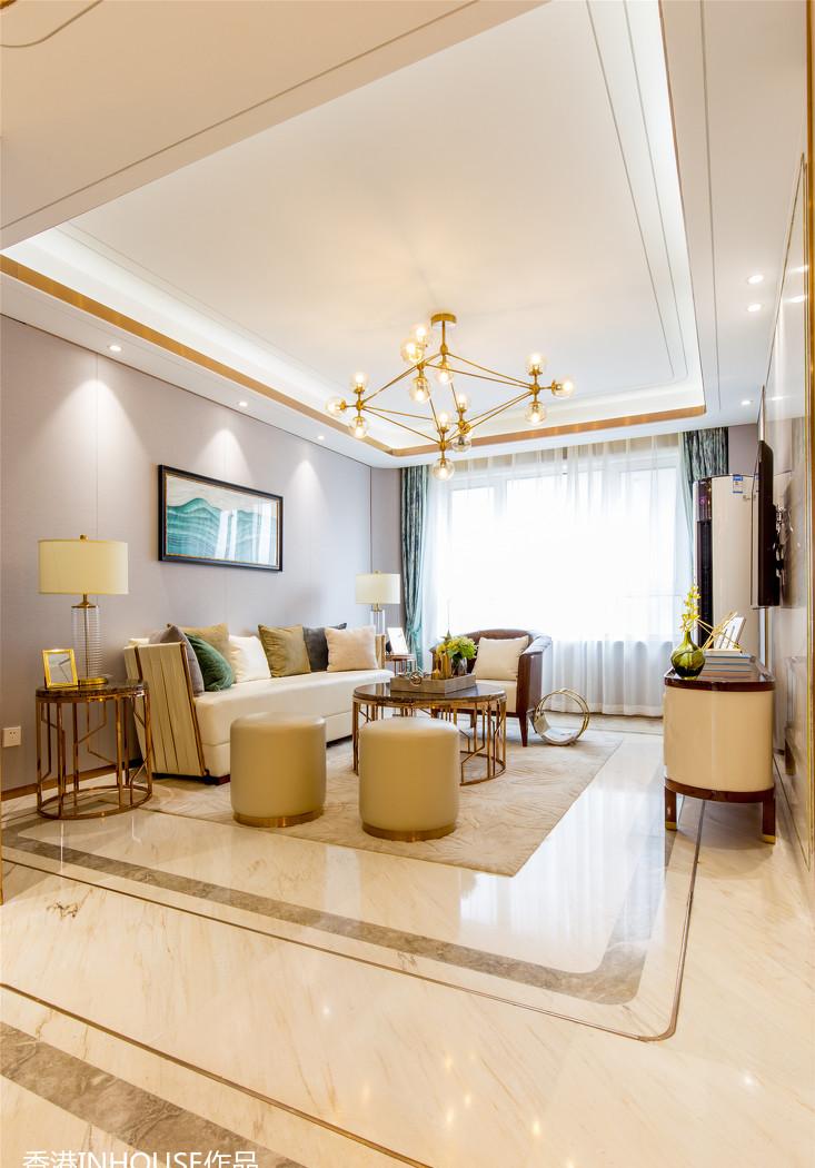 
INHOUSE设计：鑫江桂花园样板间软装 -5