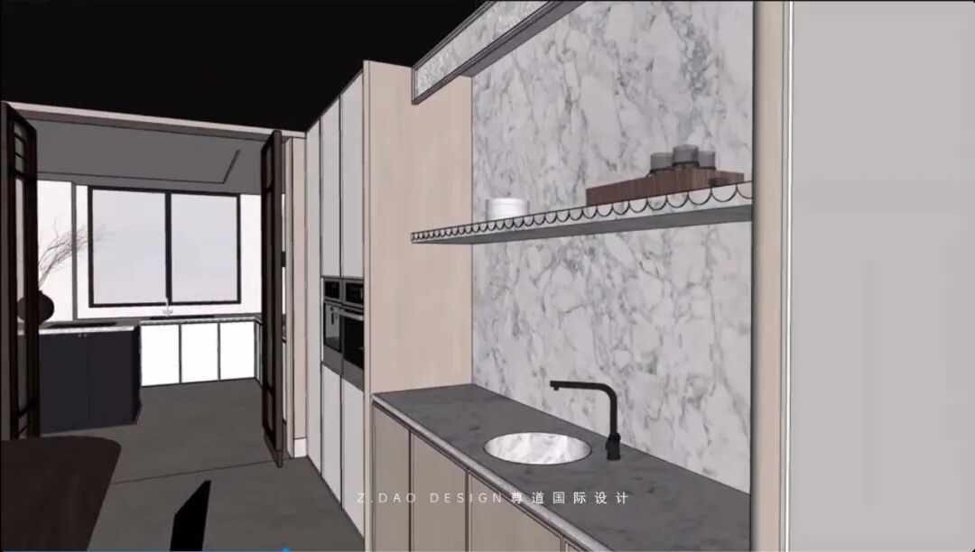 尊道新作|合肥『文一·塘溪津门』1000㎡折衷主义别墅，专治豪宅审美疲劳。-121