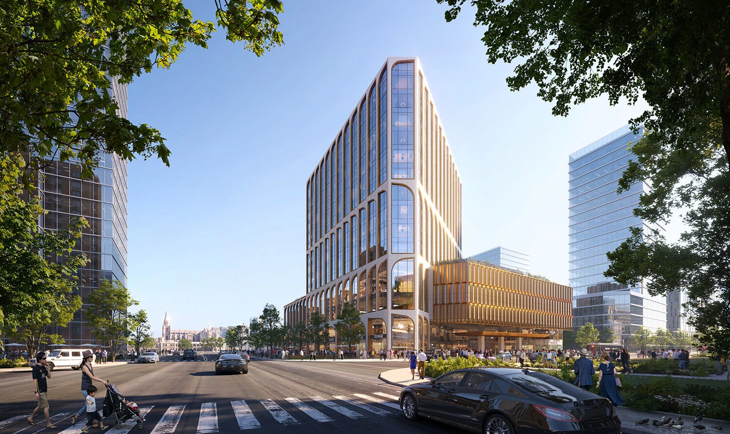 中国新城市更新综合体丨中国济南丨Goettsch Partners-11