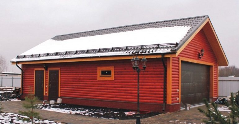 车库与杂物间组合建筑项目-1