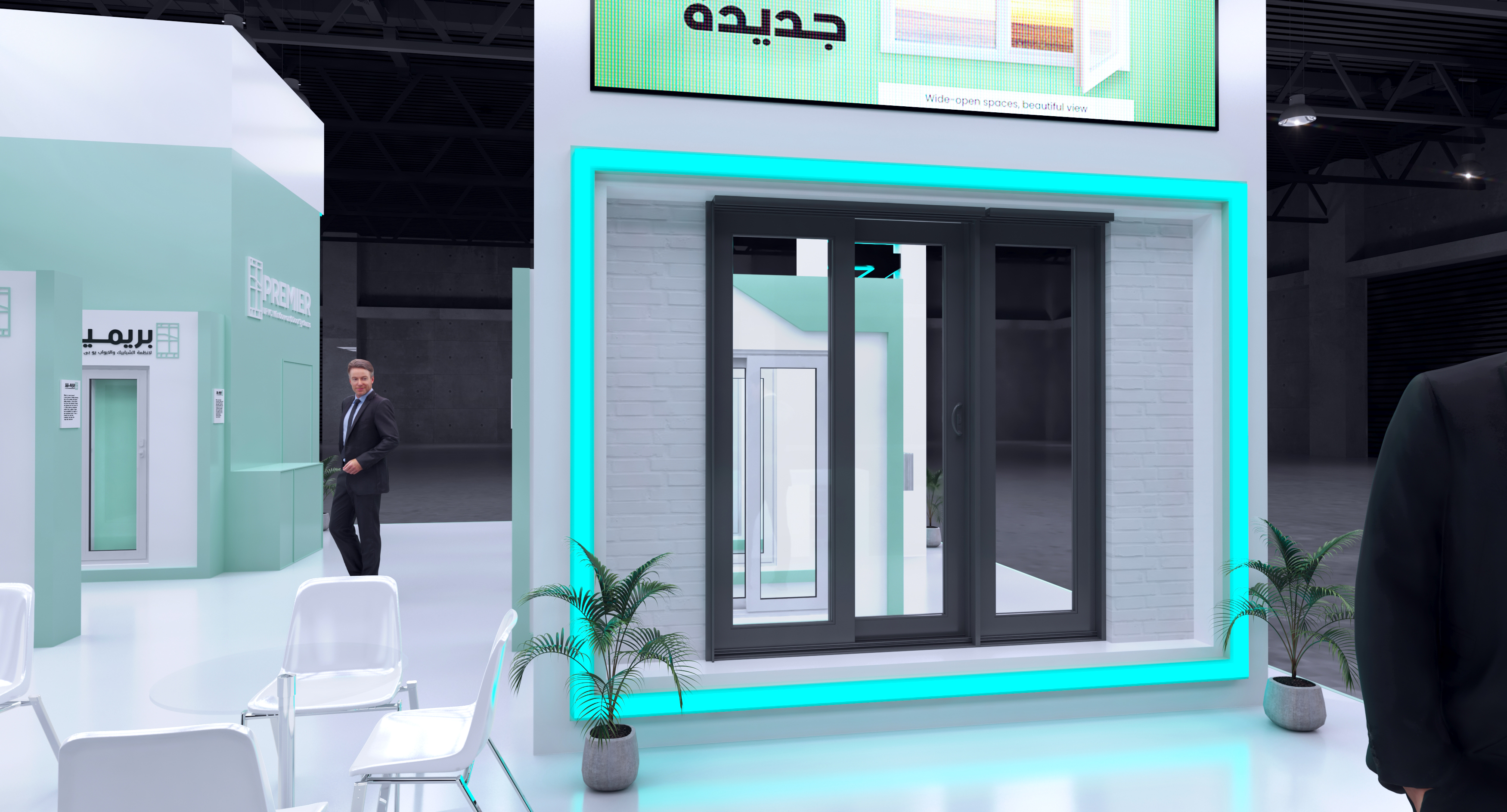 Premier exhibition- stand- booth- design - event - 3D-11
