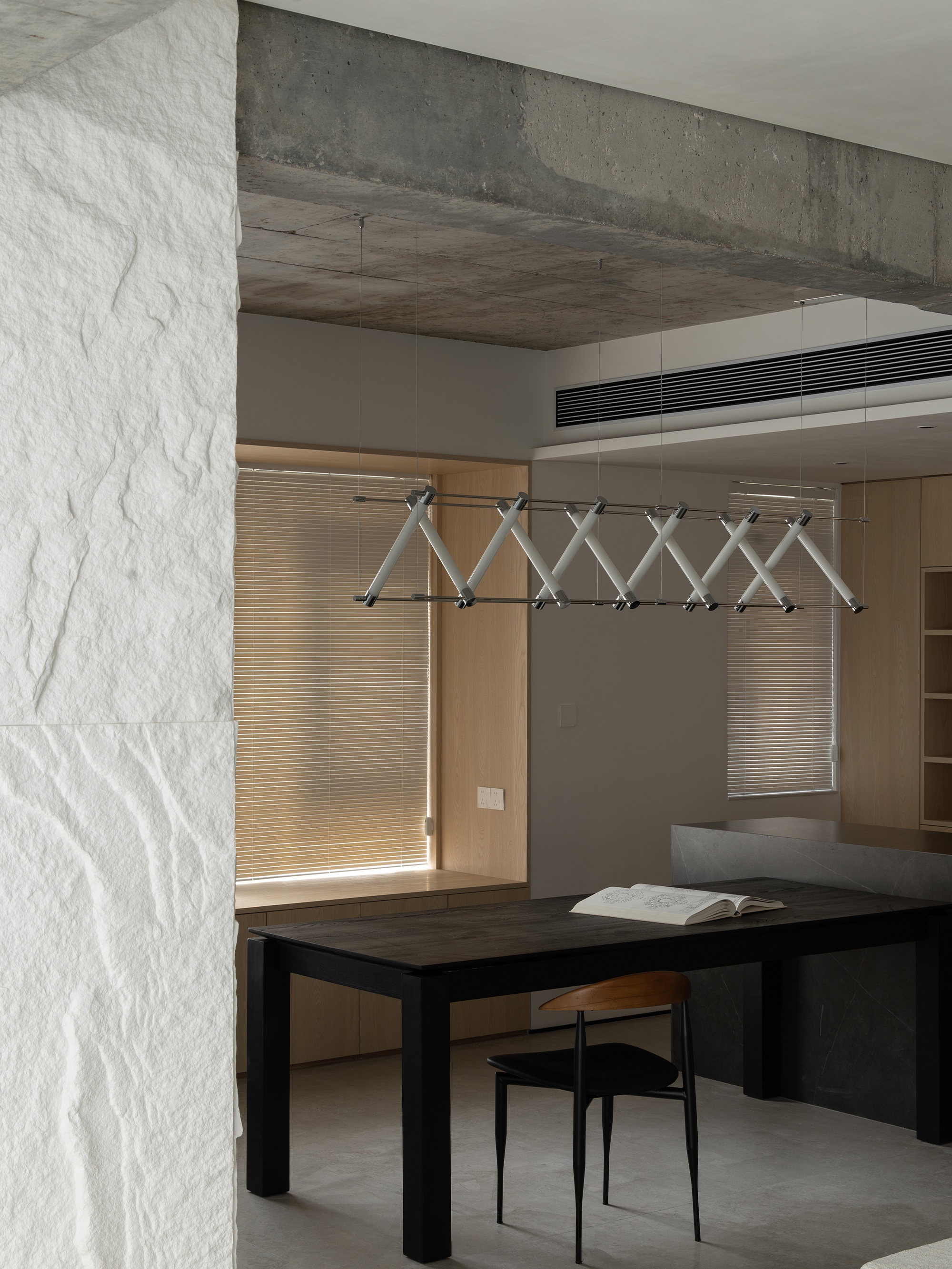 145㎡裸梁侘寂风-9