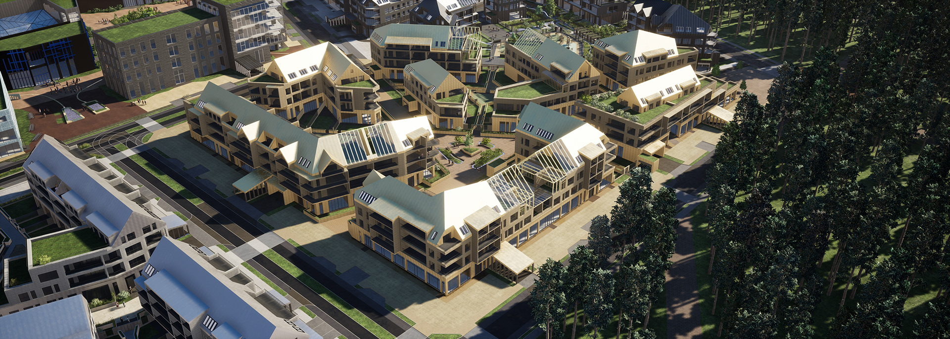 高密度和低层多功能木结构住宅区丨波兰比得哥什丨Damian Dominiczak-130