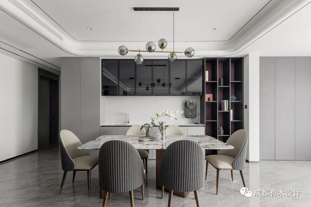 成都国宾雅集轻奢大平层丨中国成都丨有木设计-60