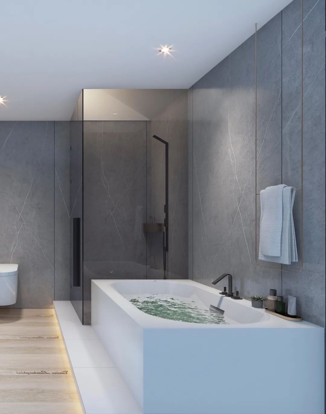 马思设计 | 现代轻奢别墅,打造理想生活空间-41