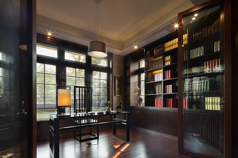 中星红庐中式别墅样板房-8