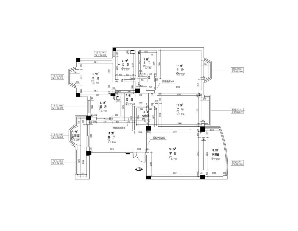 轻奢现代,三居改两居的逆袭之路-21