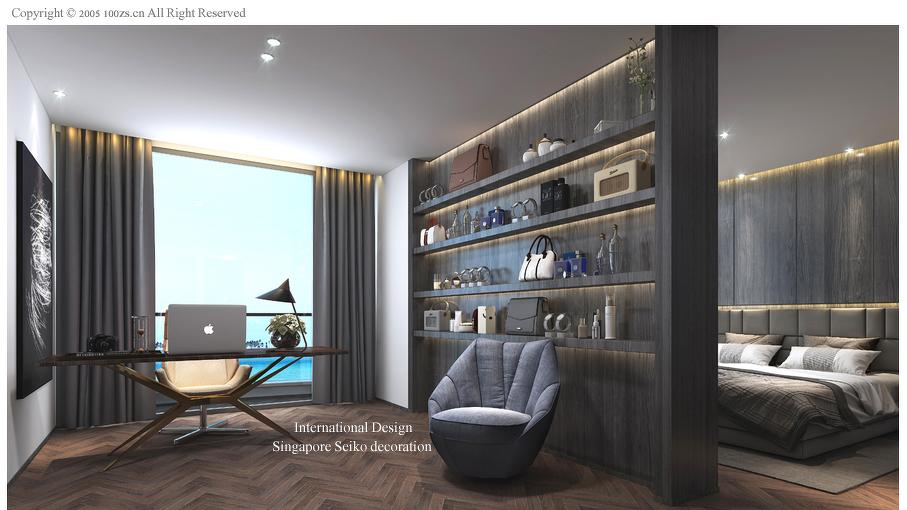 杭州观澜时代国际化风格室内设计-20