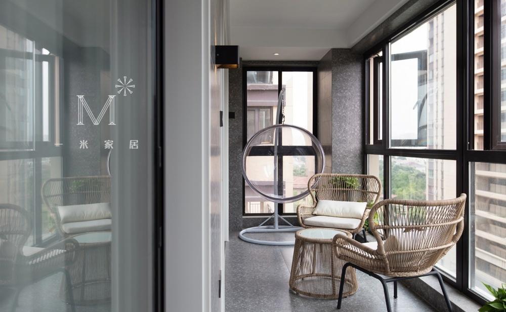 平层丨【一米家居】纯净苍穹，简而纯粹の家-30