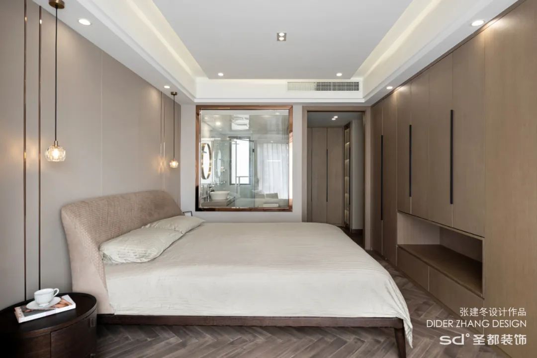 浙江杭州 150㎡现代轻奢浪漫爱巢,散点照明打造爆棚舒适度-46