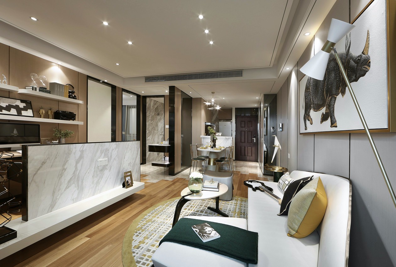 金地·新城·大境C户型样板房 天鼓装饰设计-12