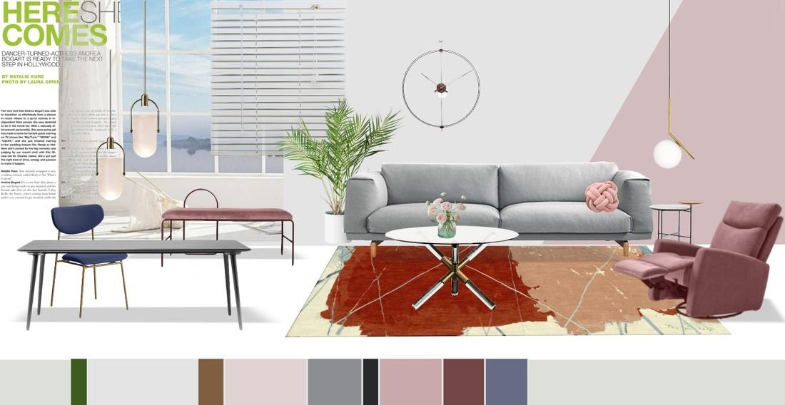 全能格局,珊瑚橘色点缀的玖雅平层设计-17