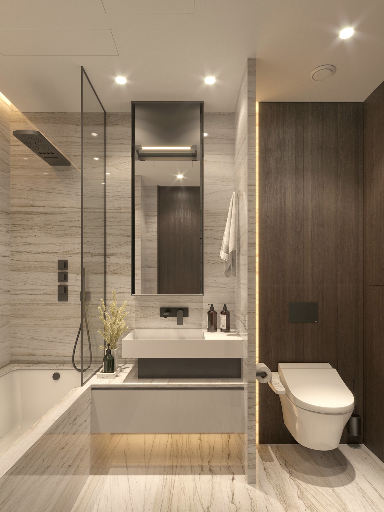 113㎡ 简约风公寓设计-9