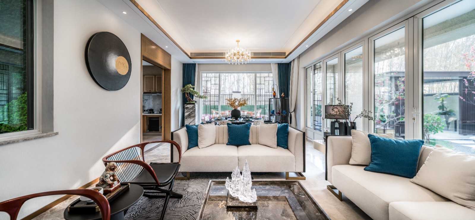 现代中式宅院的居住空间-7