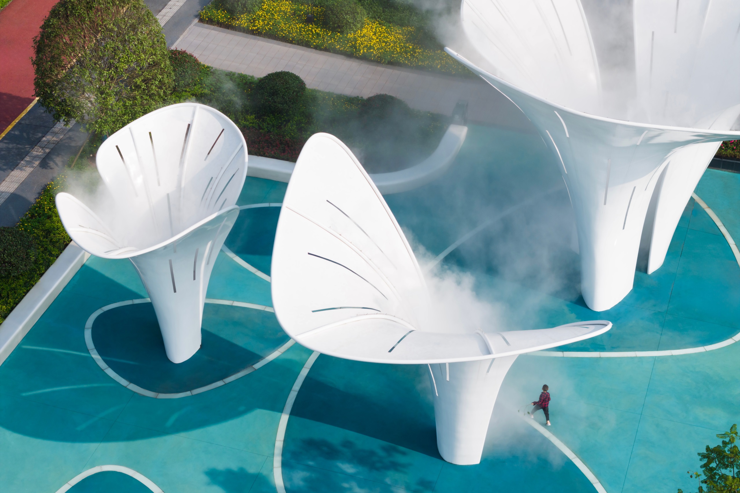 森腾·峰云街广场艺术装置丨中国泸州丨重庆唤醒空间设计有限公司-38